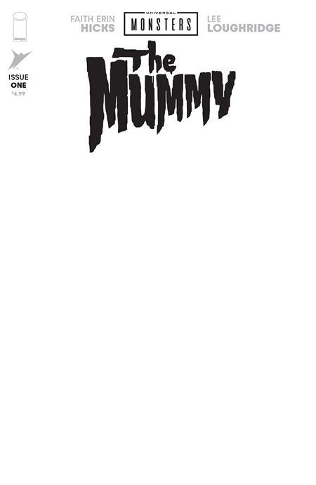 UNIVERSAL MONSTERS THE MUMMY #1 CVR H BLANK SKETCH VAR OF 4