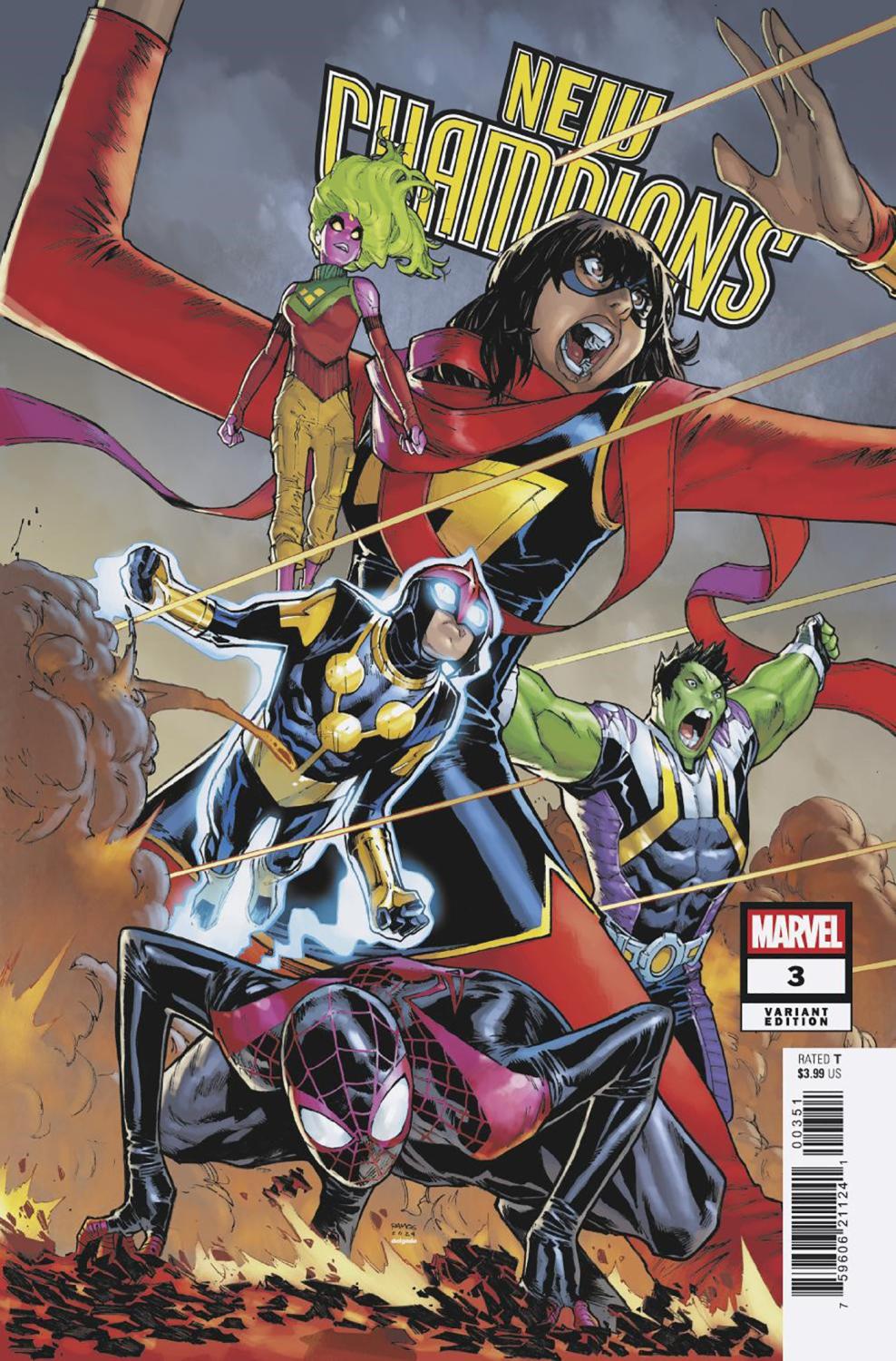 NEW CHAMPIONS #3 HUMBERTO RAMOS REUNION VAR CVR E