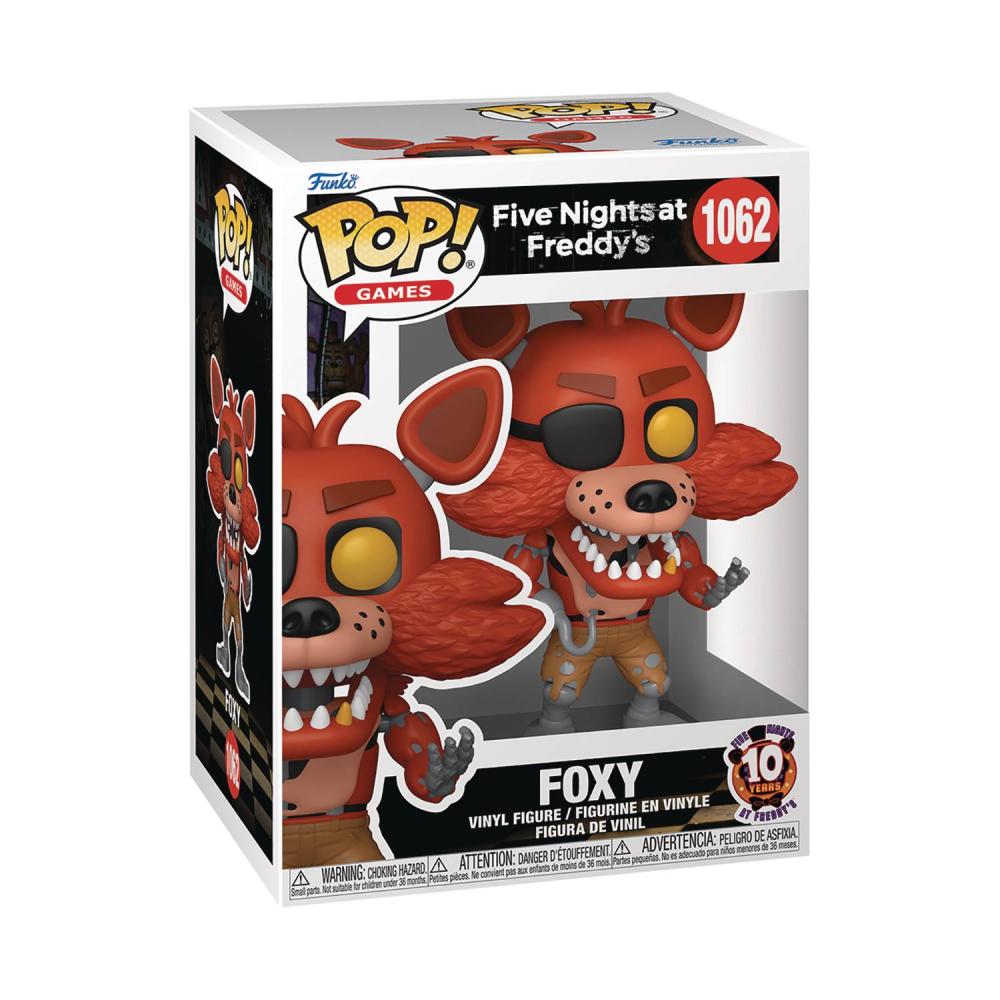 POP GAMES FNAF 10TH ANNIVERSARY FOXY FIG