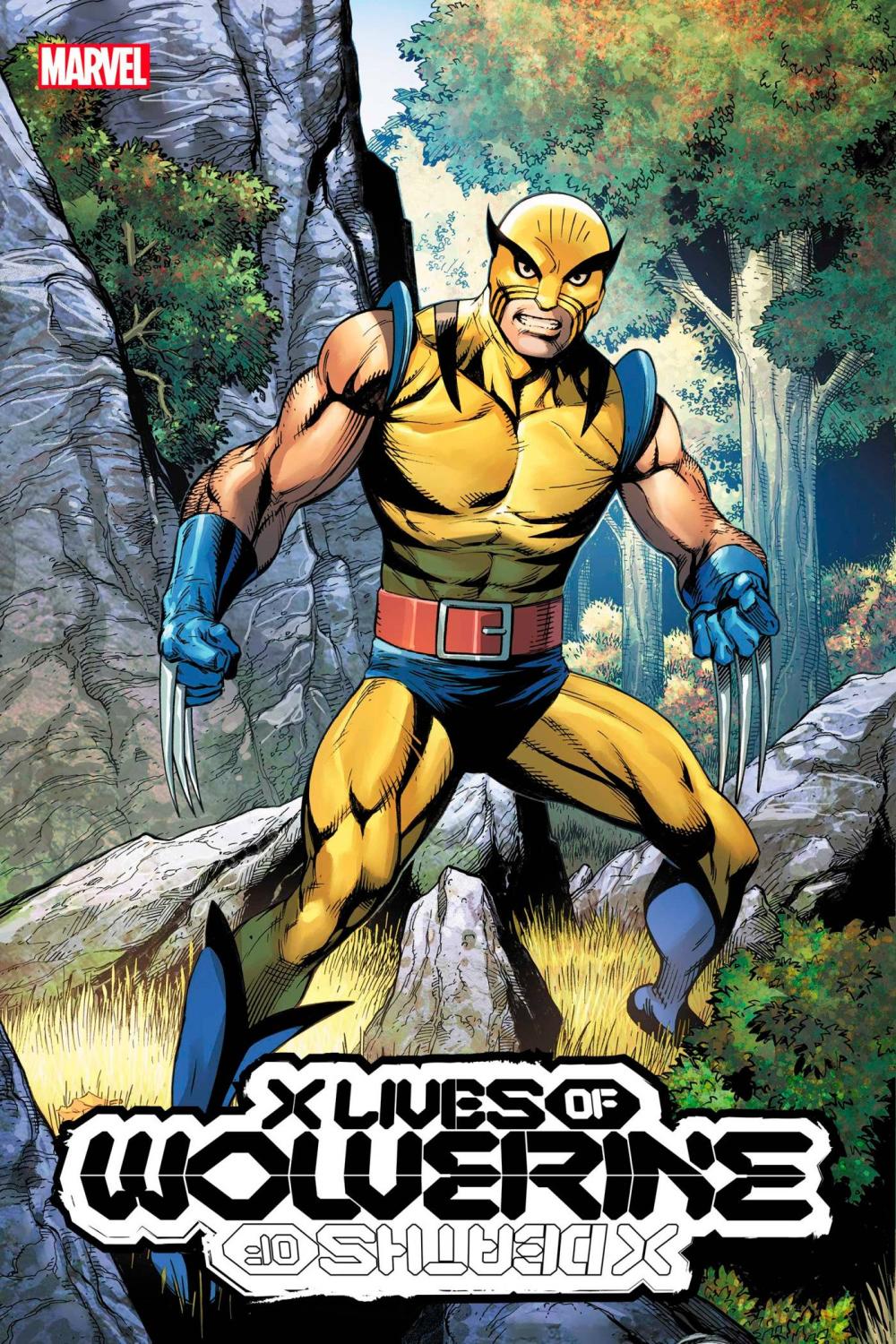 X LIVES OF WOLVERINE #1 BAGLEY TRADING CARD VAR