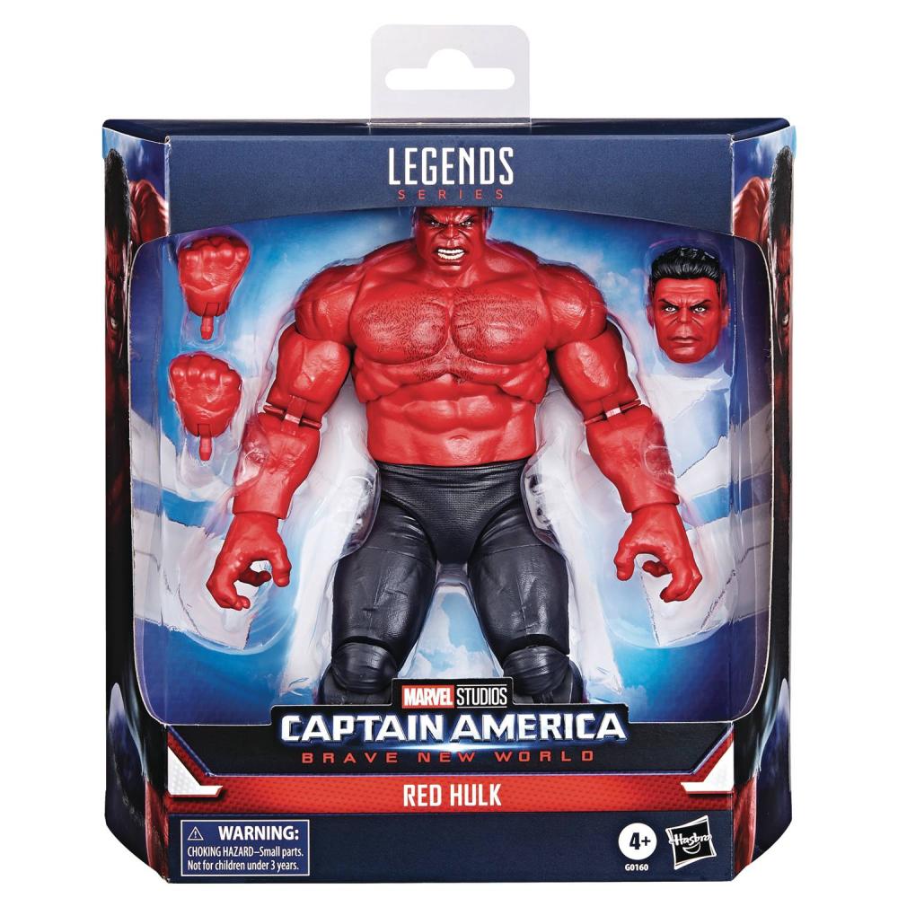 CAPTAIN AMERICA LEGENDS 6IN BNW RED HULK AF