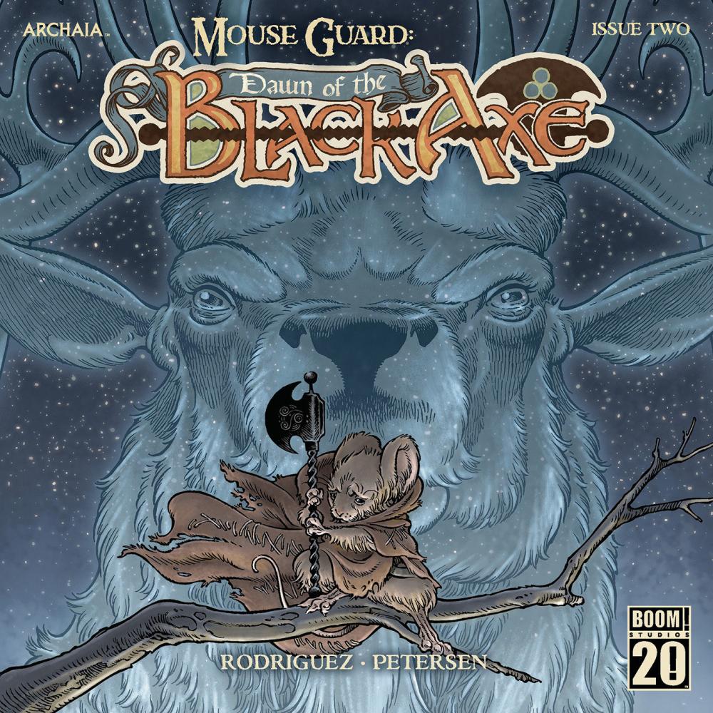 MOUSE GUARD DAWN OF THE BLACK AXE #2 A MAIN DRESSED RODRGUEZ