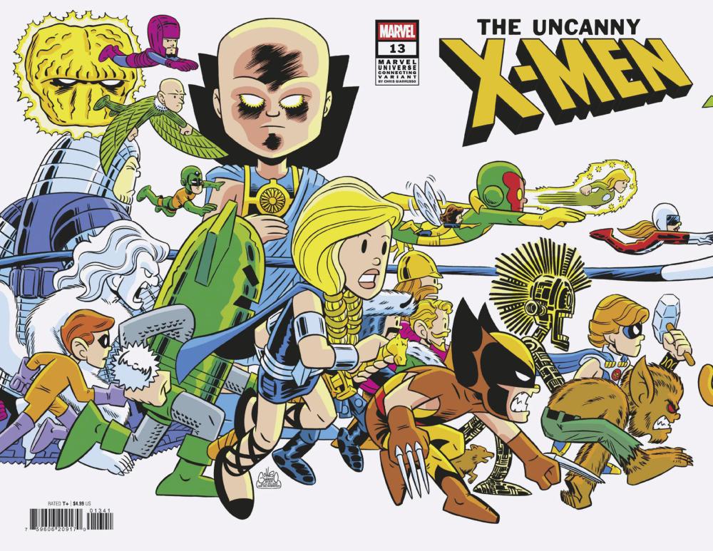 UNCANNY X-MEN #13 CHRIS GIARRUSSO MARVEL UNIVERSE CONNECTING WRAP VAR N CVR D