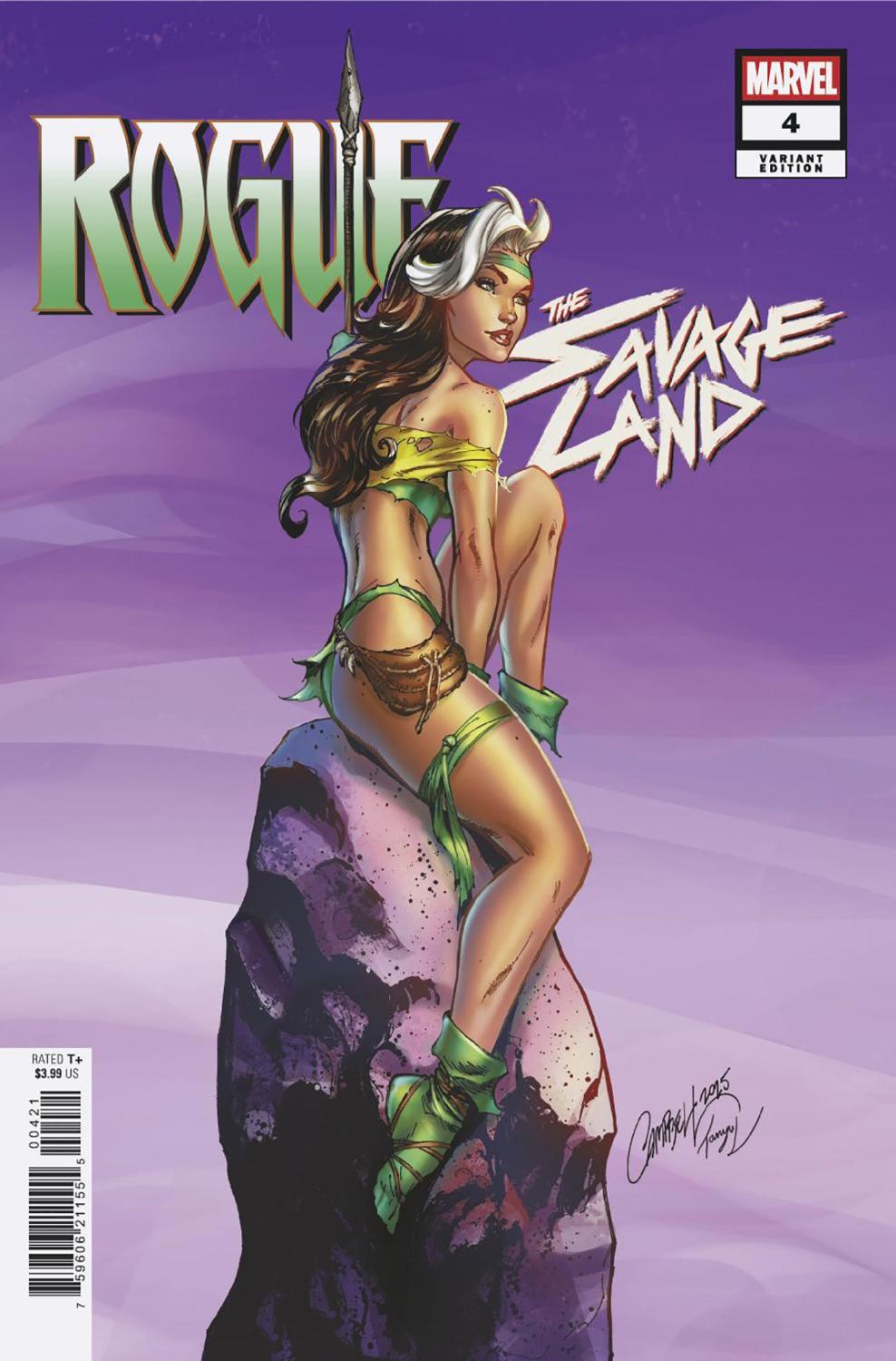 ROGUE THE SAVAGE LAND #4 J SCOTT CAMPBELL VAR CVR B