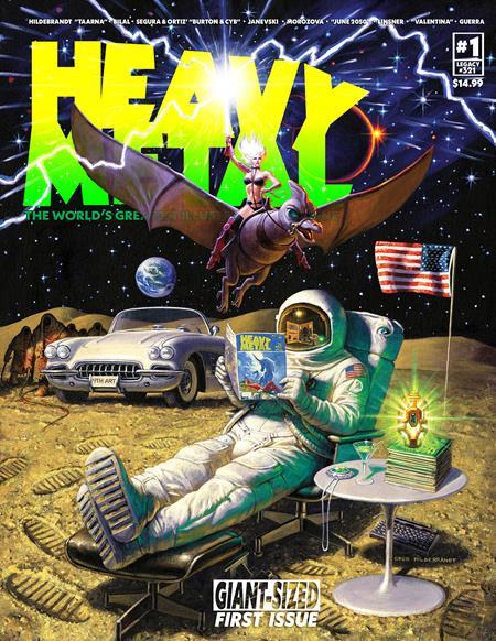 HEAVY METAL MAGAZINE #1 CVR A HILDEBRANDT