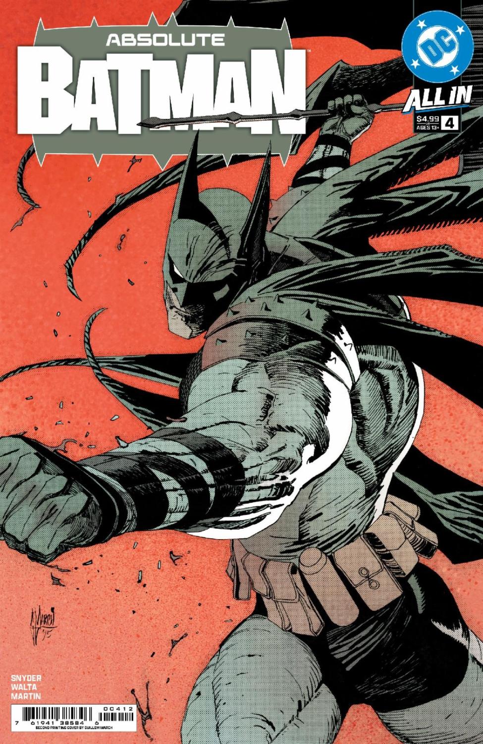 ABSOLUTE BATMAN #4 2ND PRINT CVR A