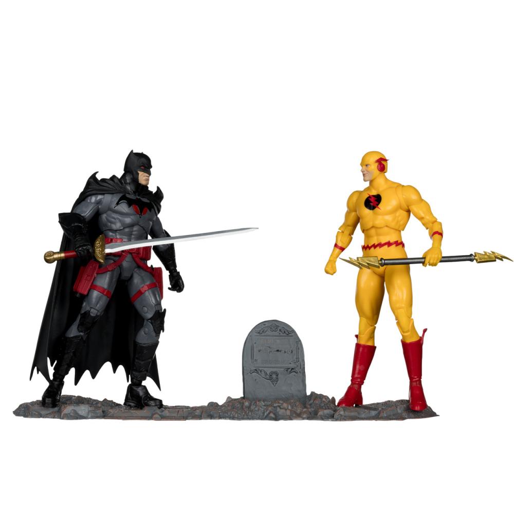 DC MULTIVERSE 7IN BATMAN VS PROFESSOR ZOOM 2 PACK AF