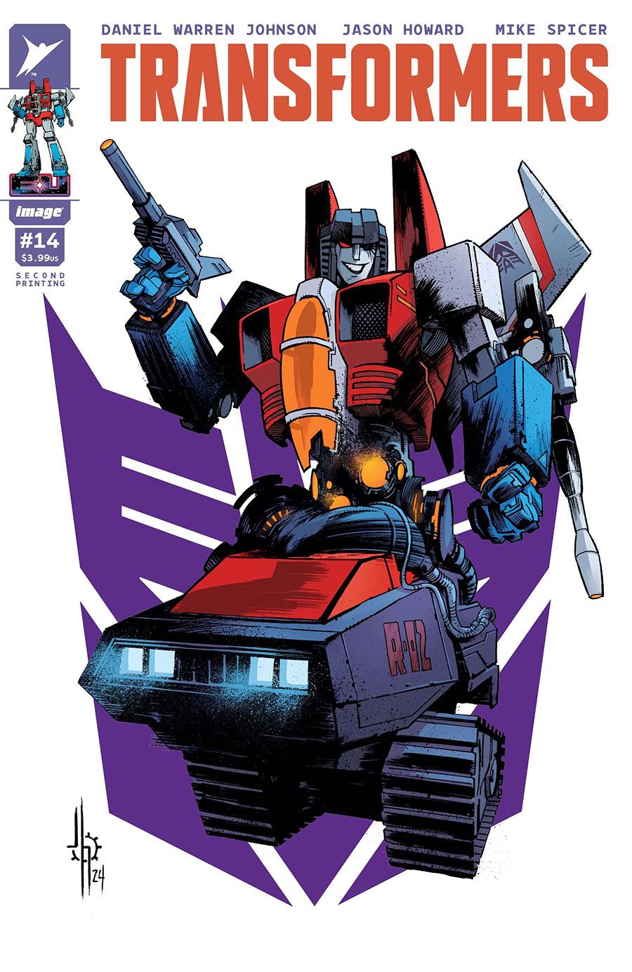 TRANSFORMERS #14 2ND PTG CVR A JASON HOWARD