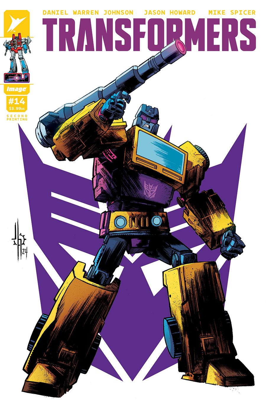 TRANSFORMERS #14 2ND PTG CVR B JASON HOWARD VAR