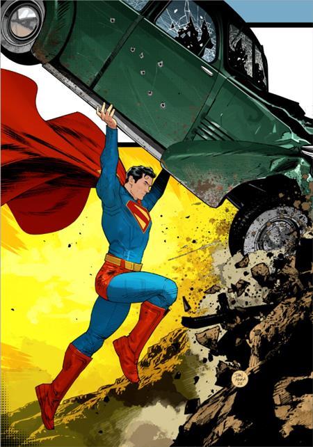 SUPERMAN DAY 2025 - ACTION COMICS #1 GOLDEN AGE SIZED FACSIMILE EDITION HOMAGE