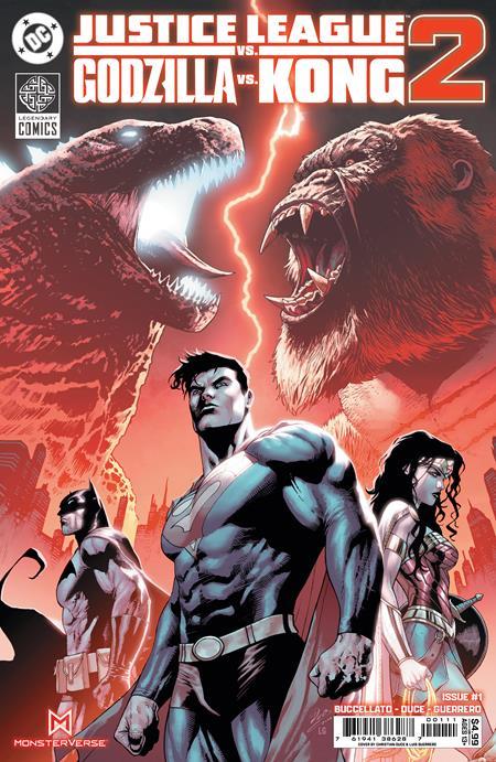 JUSTICE LEAGUE VS GODZILLA VS KONG 2 #1 CVR A CHRISTIAN DUCE OF 7