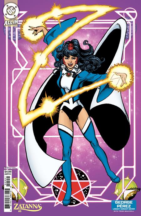 ZATANNA #5 CVR D GEORGE PEREZ LEGACY CARD STOCK VAR