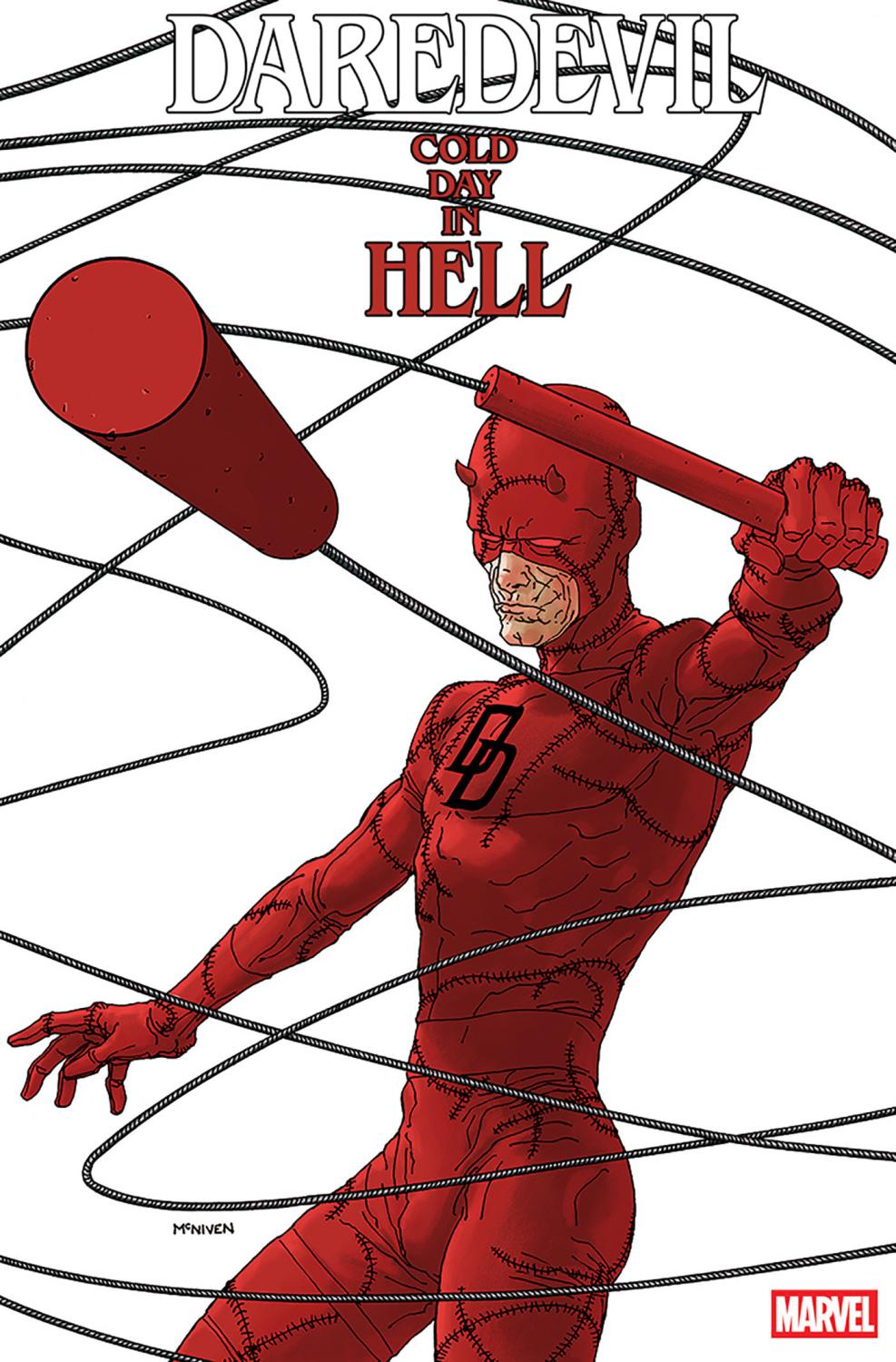 DAREDEVIL COLD DAY IN HELL #1 STEVE MCNIVEN 2ND PRINTING VAR CVR A