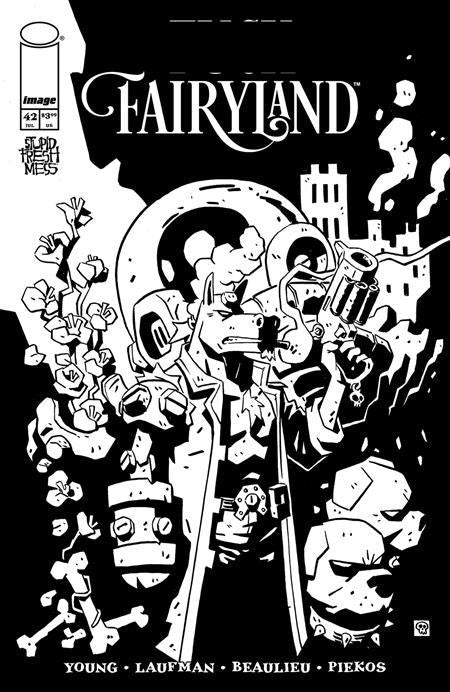 I HATE FAIRYLAND #42 CVR B DEREK LAUFMAN B&W VAR