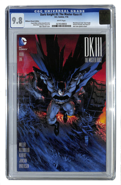 Dark Knight III: The Master Race 2016 #1 Midtown Comics Marc Silvestri Cover - 9.8 - $75.00