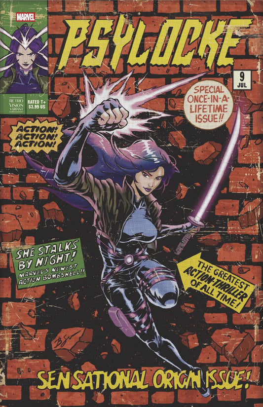 PSYLOCKE #9 BENJAMIN SU RETROVISION VAR CVR B