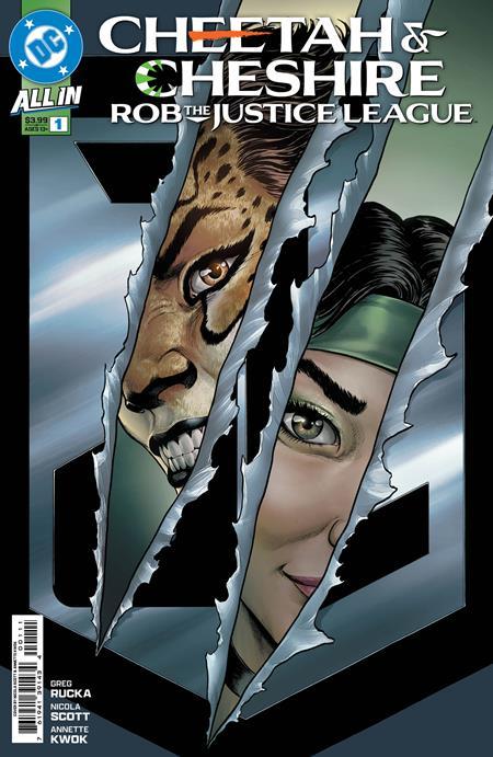 CHEETAH AND CHESHIRE ROB THE JUSTICE LEAGUE #1 CVR A NICOLA SCOTT