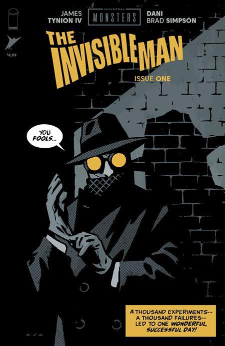 UNIVERSAL MONSTERS THE INVISIBLE MAN #1 CVR C INC 1:10 DAVID AJA PULP VAR (OF 4)