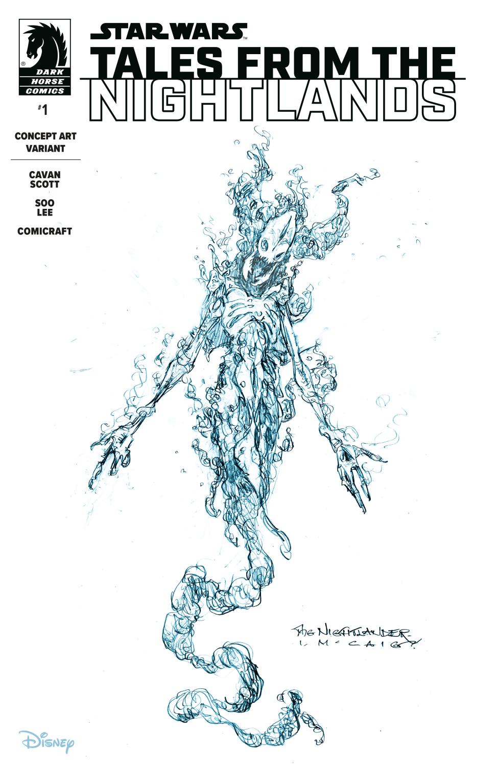 STAR WARS TALES FROM THE NIGHTLANDS #1 CVR B IAN MCCAIG VAR