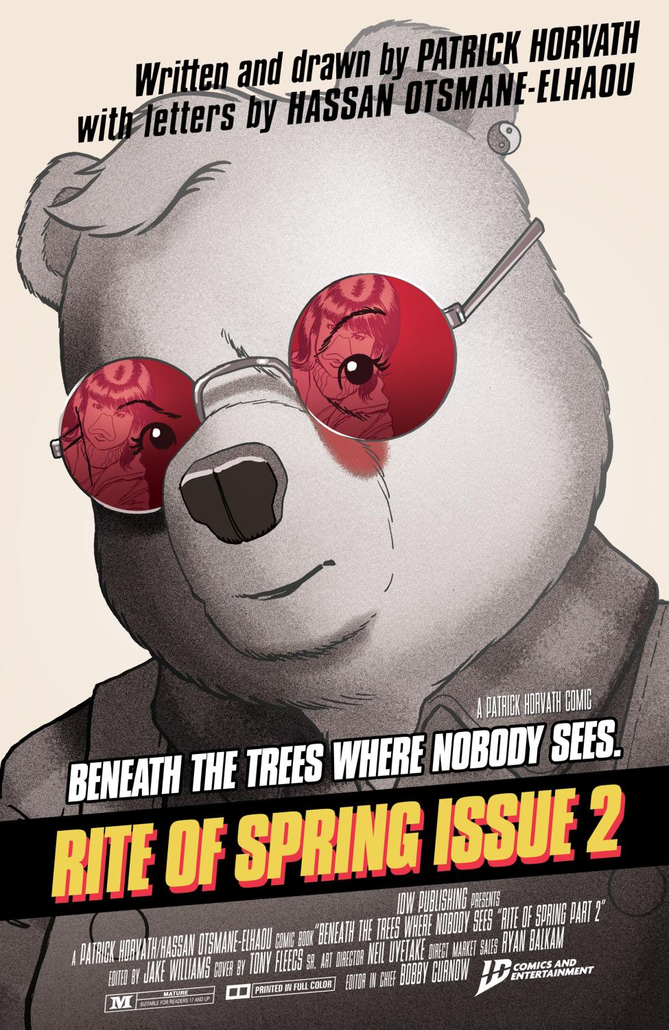 BENEATH THE TREES WHERE NOBODY SEES RITE OF SPRING #2 CVR B FLEECS MOVIE HOMAGE VAR