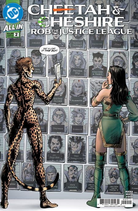 CHEETAH AND CHESHIRE ROB THE JUSTICE LEAGUE #2 CVR A NICOLA SCOTT (OF 6)