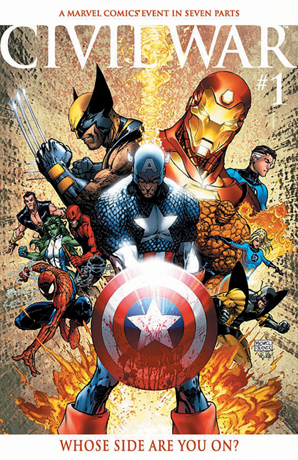 CIVIL WAR #1 FACSIMILE EDITION CVR C MICHAEL TURNER FOIL VAR