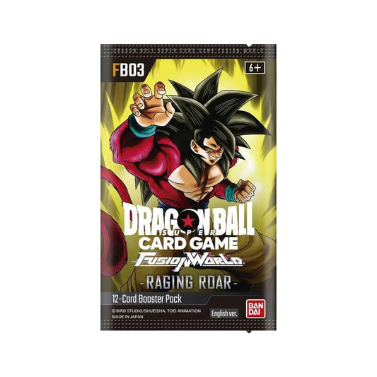 DRAGON BALL SUPER FUSION WORLD RAGING ROAR BOOSTER PACK