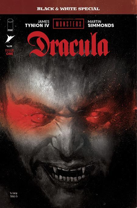 UNIVERSAL MONSTERS DRACULA BLACK & WHITE SPECIAL #1 CVR A MARTIN SIMMONDS (OF 2)