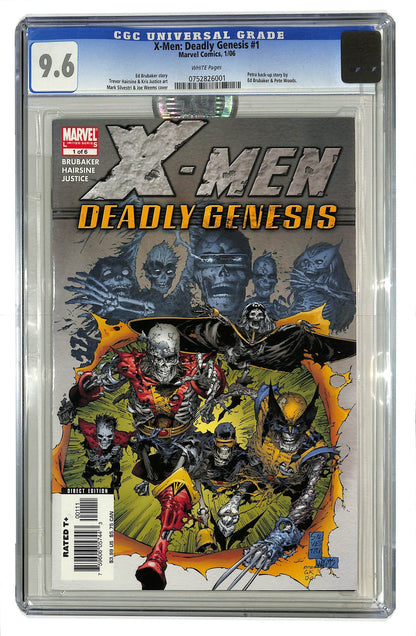 X-Men: Deadly Genesis 2006 #1 Direct Edition - CGC 9.6 - $20.00