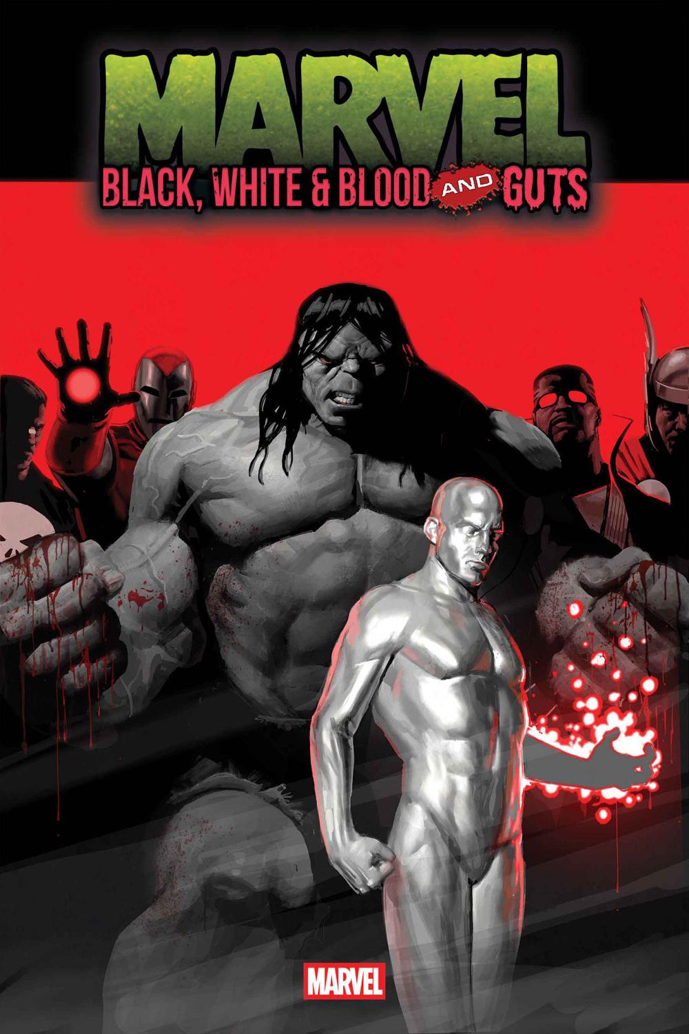 MARVEL BLACK WHITE AND BLOOD AND GUTS #1 CVR A GIST