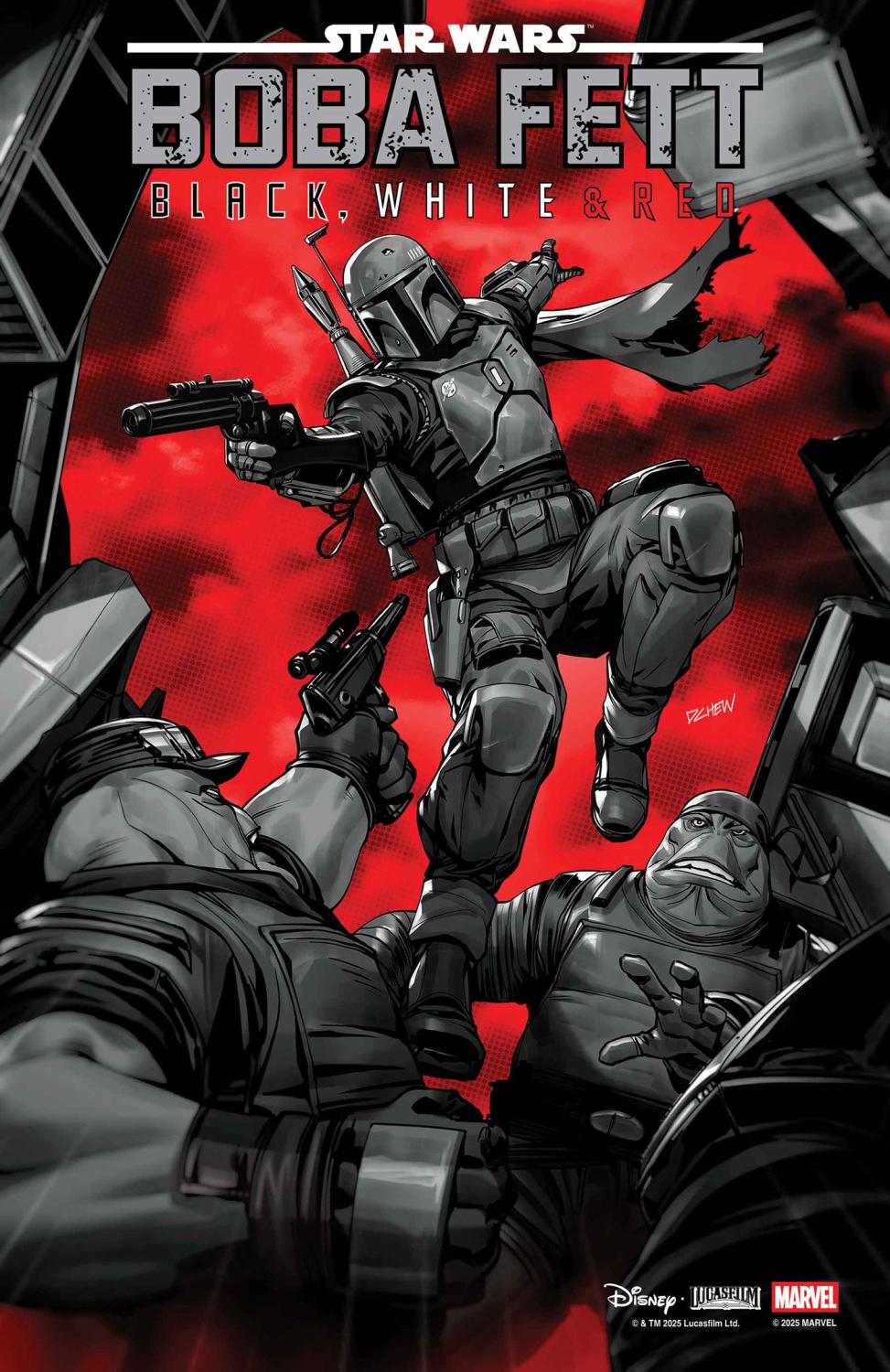 STAR WARS BOBA FETT - BLACK WHITE AND RED #2 CVR A