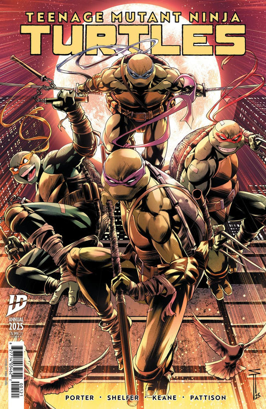 TEENAGE MUTANT NINJA TURTLES ANNUAL 2025 CVR B ACUA VAR