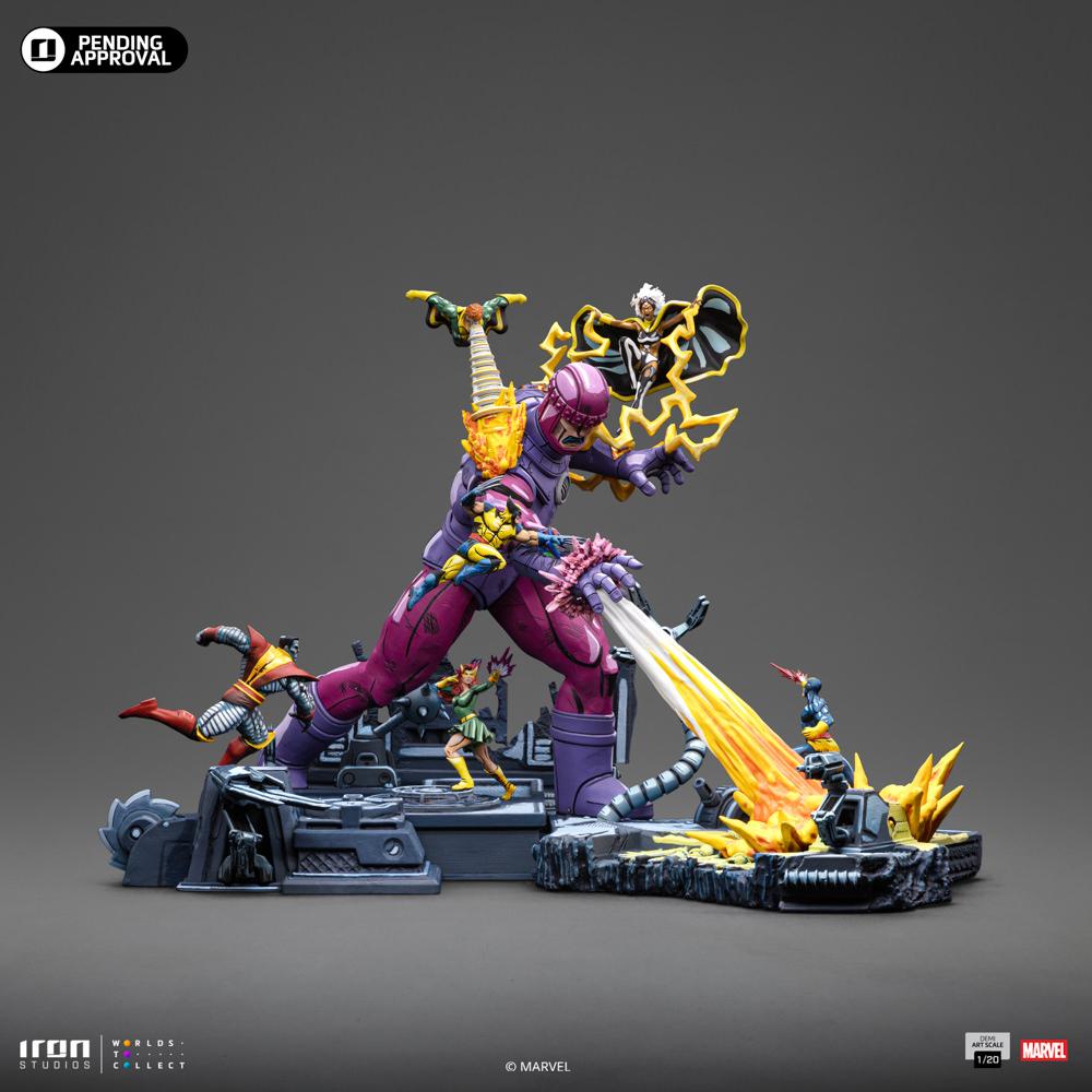 X-MEN DANGER ROOM DIORAMA COMIC COLOR VAR
