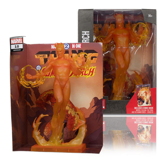 MARVEL COLLECTION 1:6TH HUMAN TORCH MARVEL 2 IN 1 #10