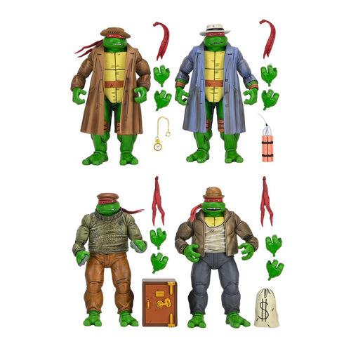 TMNT MIRAGE GANGSTER TURTLES 4PK