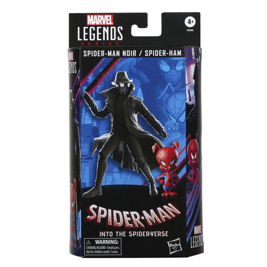 MARVEL LEGENDS SPIDER-MAN INTO THE SPIDER-VERSE SPIDER-MAN NOIR AND SPIDER-HAM
