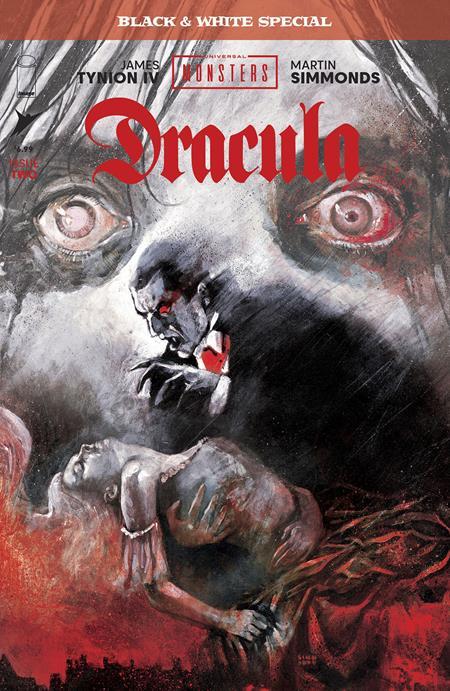 UNIVERSAL MONSTERS DRACULA BLACK & WHITE SPECIAL #2 CVR A MARTIN SIMMONDS (OF 2)
