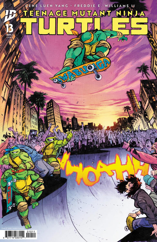 TEENAGE MUTANT NINJA TURTLES #13 CVR E JOHNSON VAR