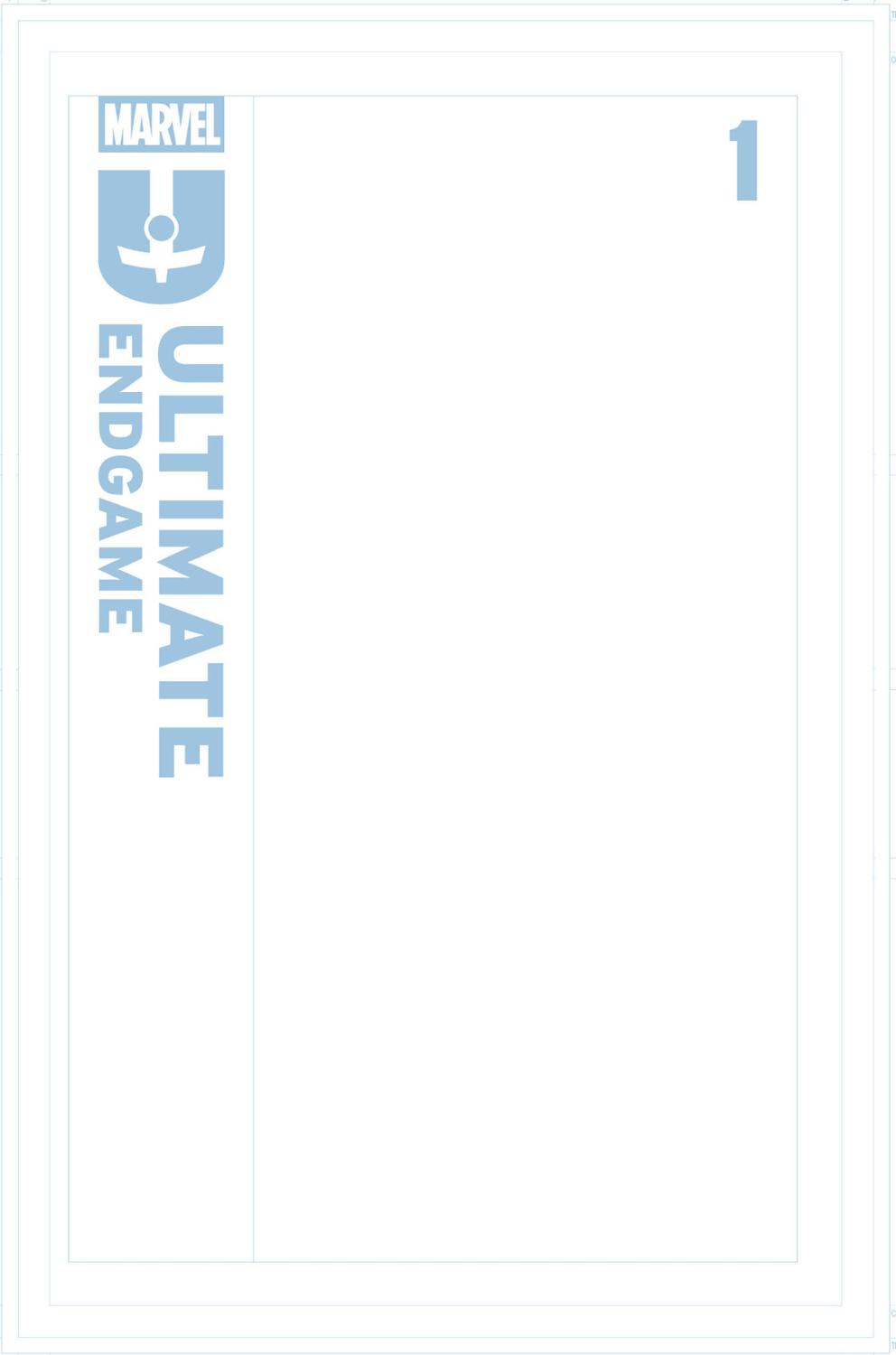 ULTIMATE ENDGAME #1 CVR H BLUE LINE BLANK VAR