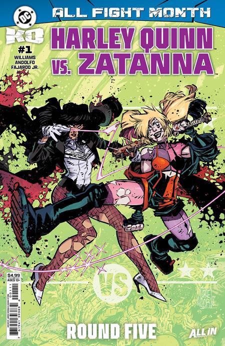 DC K.O. HARLEY QUINN VS ZATANNA #1 ONE SHOT CVR A JORGE CORONA