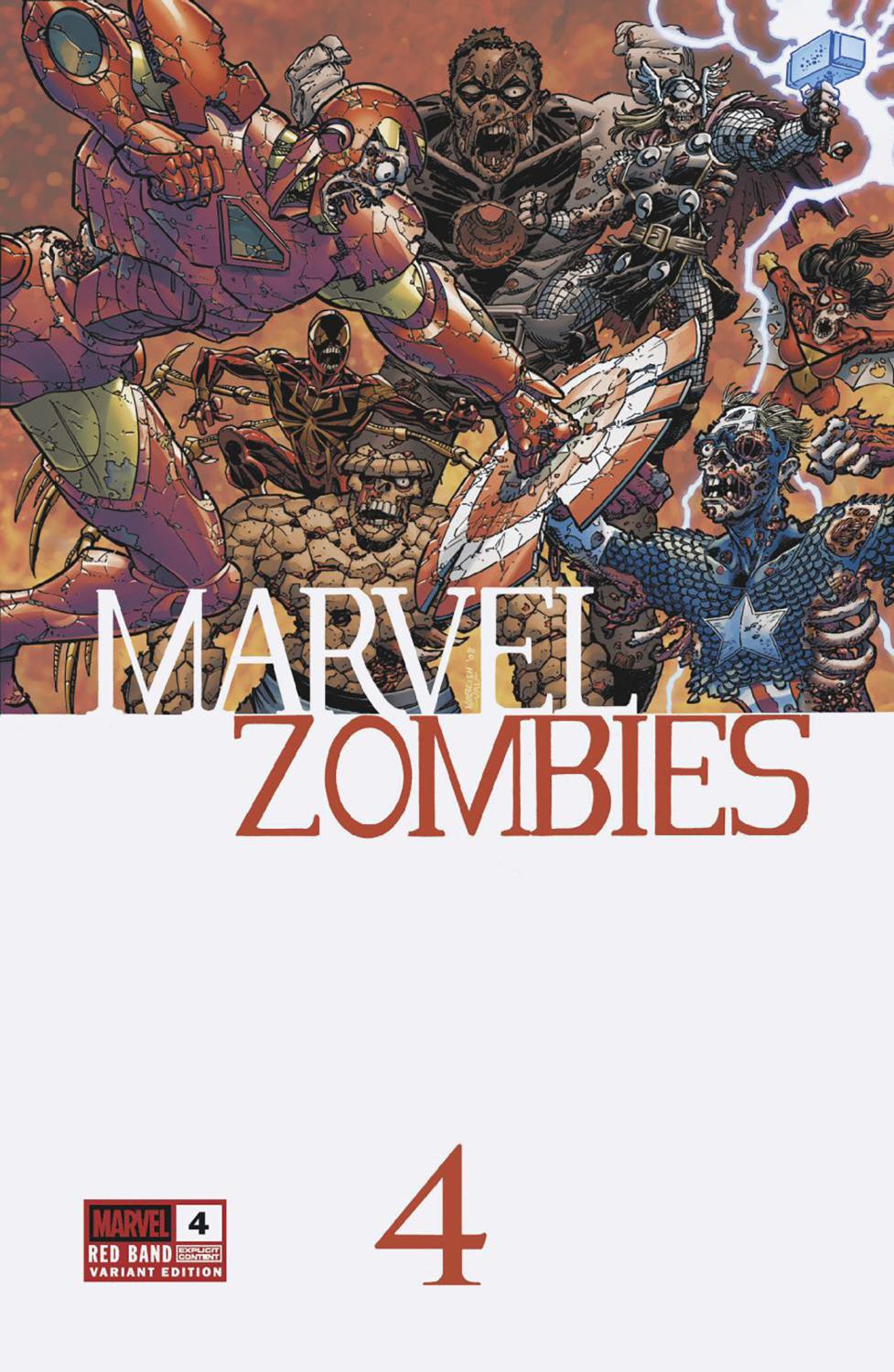 MARVEL ZOMBIES RED BAND #4 CVR B POLYBAGGED SCOTT KOBLISH RETRO ZOMBIE VAR