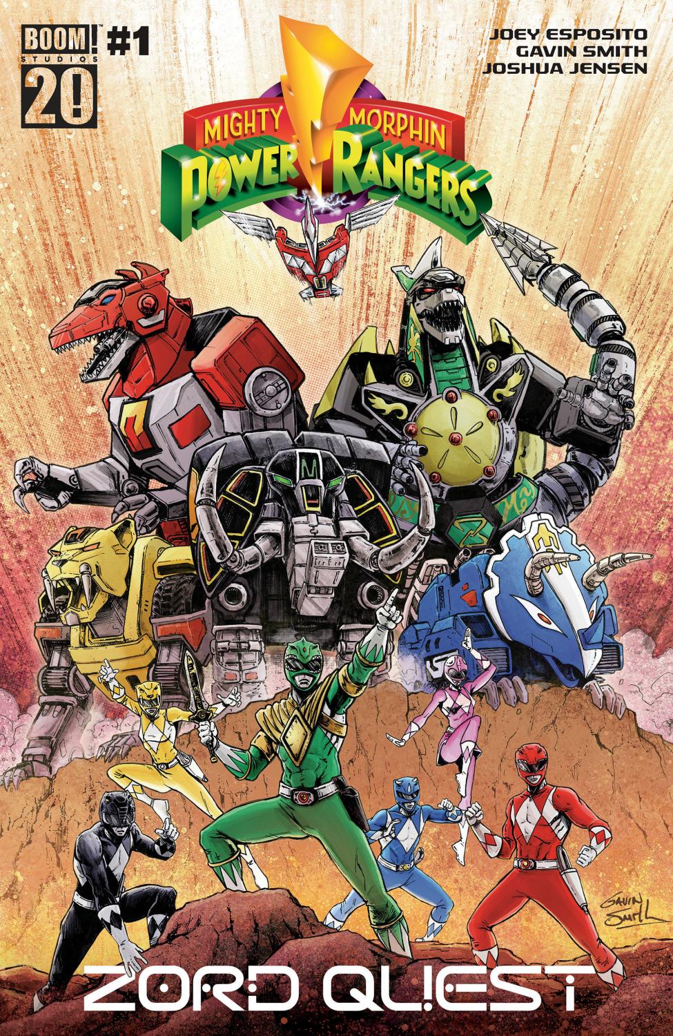 MIGHTY MORPHIN POWER RANGERS ZORD QUEST #1 CVR A SMITH