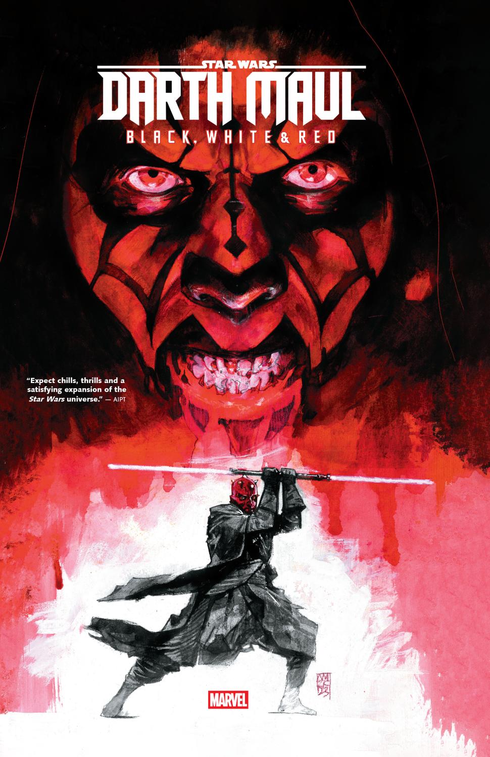 STAR WARS DARTH MAUL - BLACK WHITE AND RED TP VOL 01