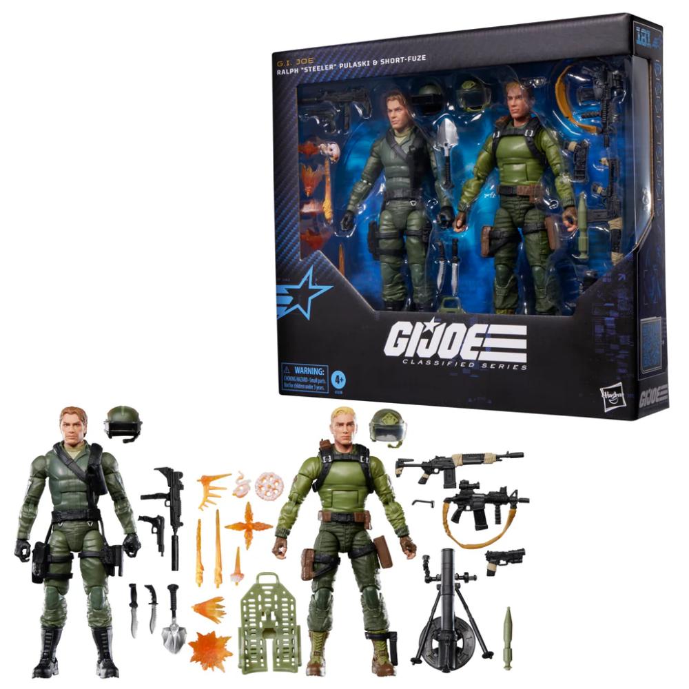 GI JOE CLASSIFIED 2PK STEELER & SHORT-FUZE
