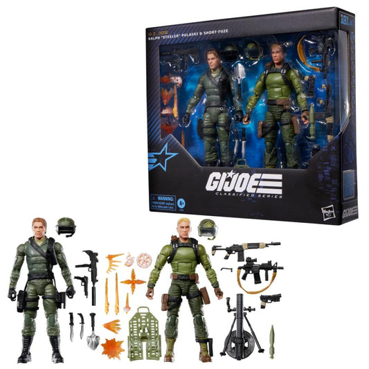 GI JOE CLASSIFIED 2PK STEELER & SHORT-FUZE
