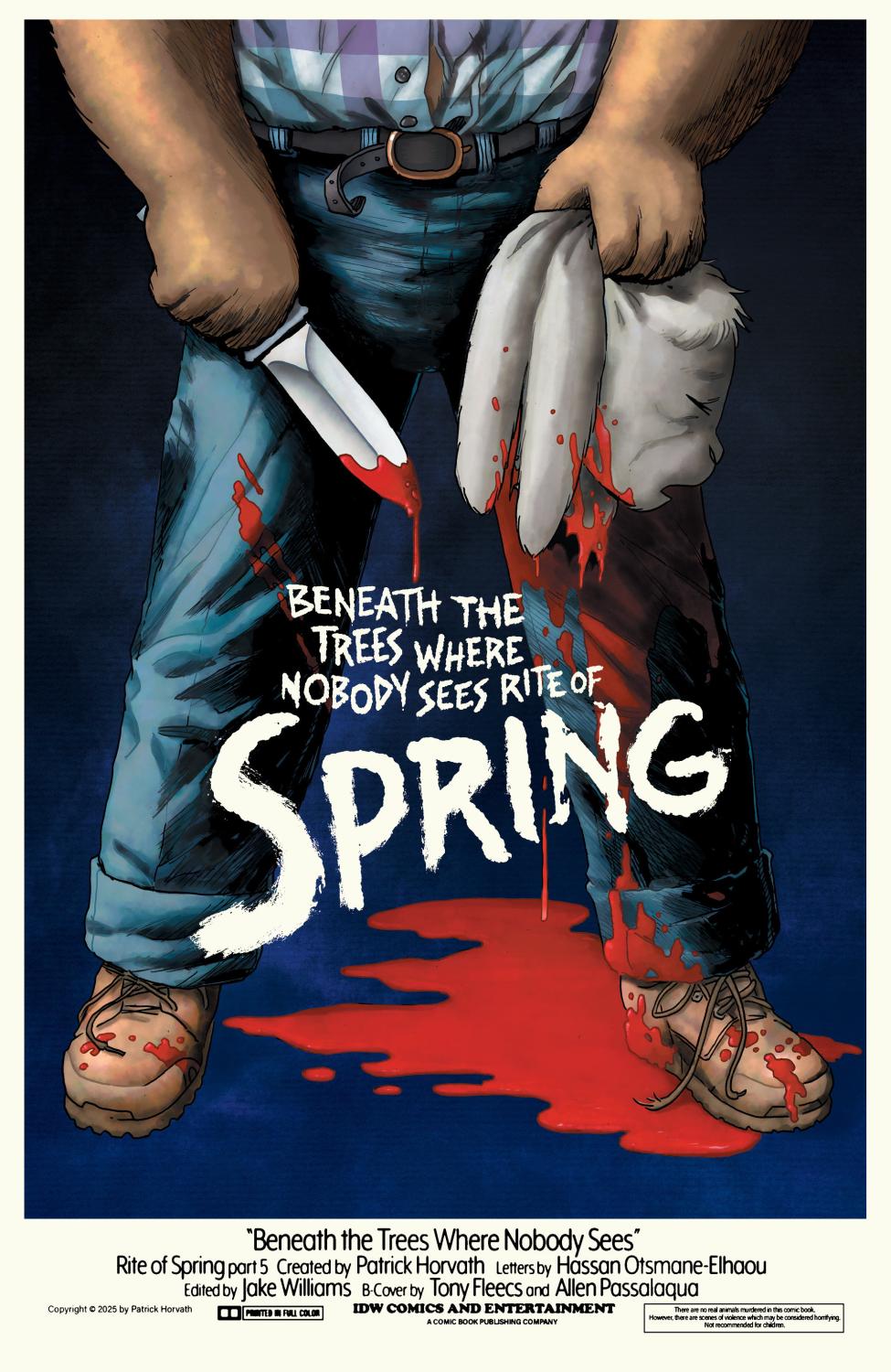 BENEATH THE TREES WHERE NOBODY SEES RITE OF SPRING #5 CVR B FLEECS MOVIE HOMAGE VAR