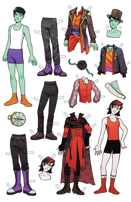 MONSTER HIGH BOOMUDA TRIANGLE #1 VAR C MCCURDY PAPER DOLL VAR CVR C