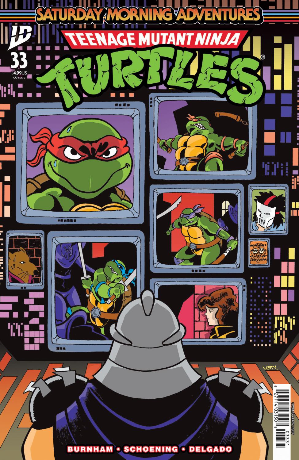 TEENAGE MUTANT NINJA TURTLES SATURDAY MORNING ADVENTURES #33 VAR C LOSTY CVR C