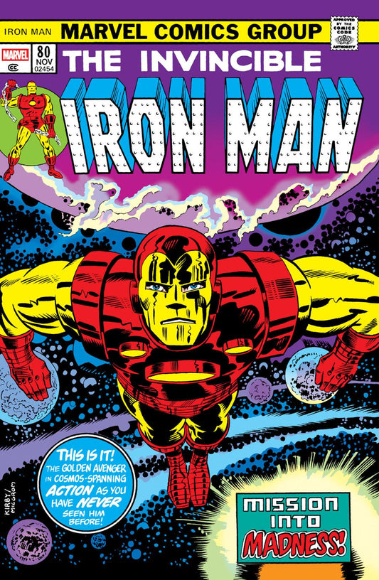 THE INVINCIBLE IRON MAN OMNIBUS VOL 4 JACK KIRBY COVER DM ONLY HC