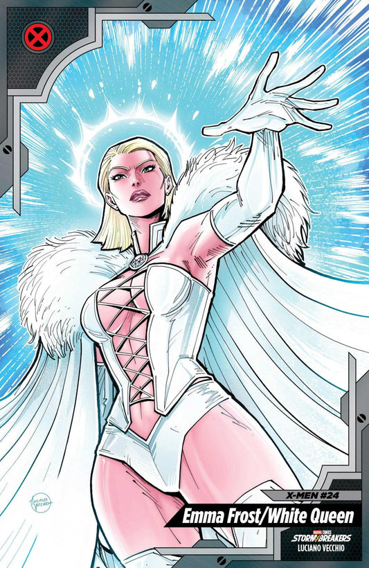 X-MEN #24 LUCIANO VECCHIO X-MEN TRADING CARD VAR CVR E